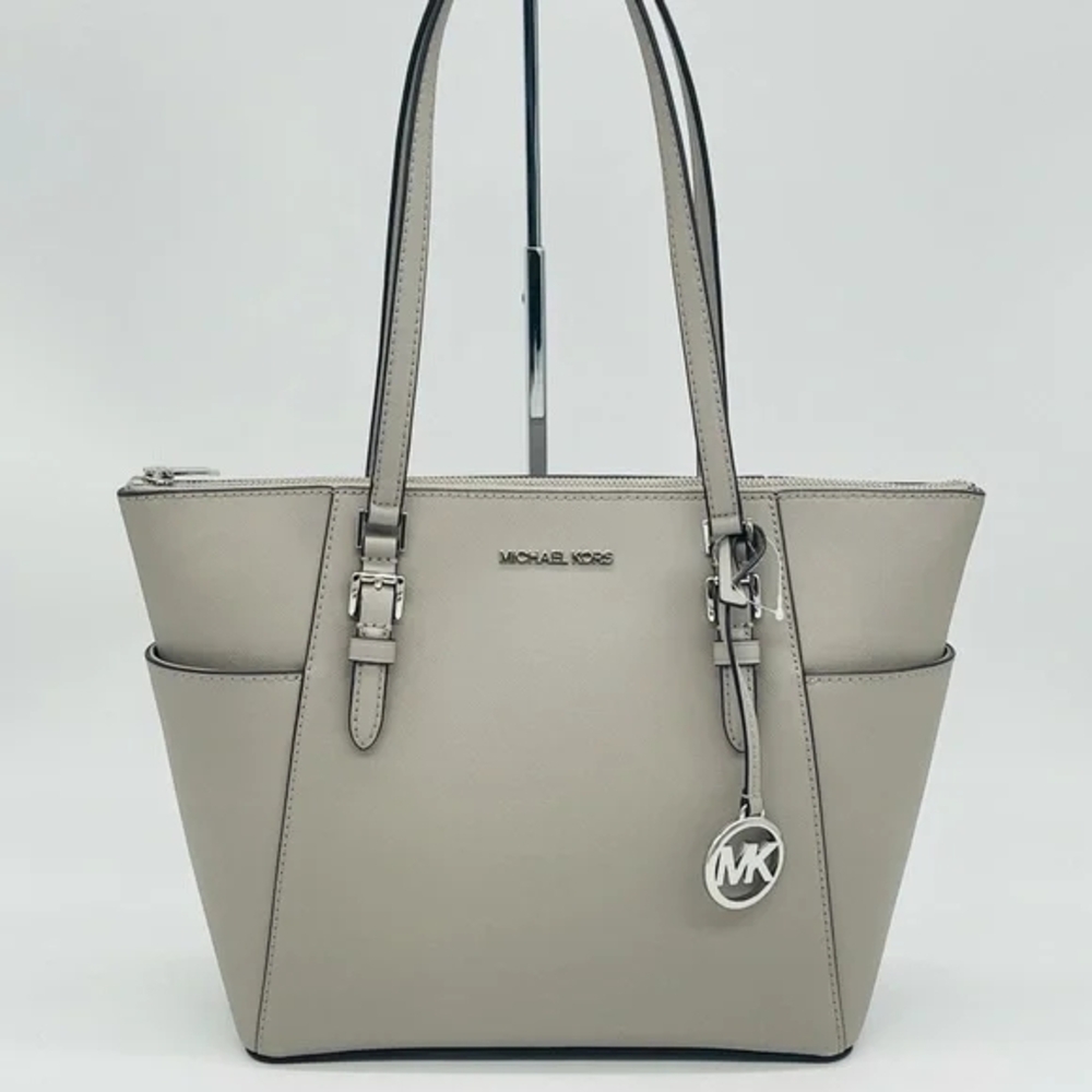 Michael Kors Elegant Cream Tote/W MK wallet